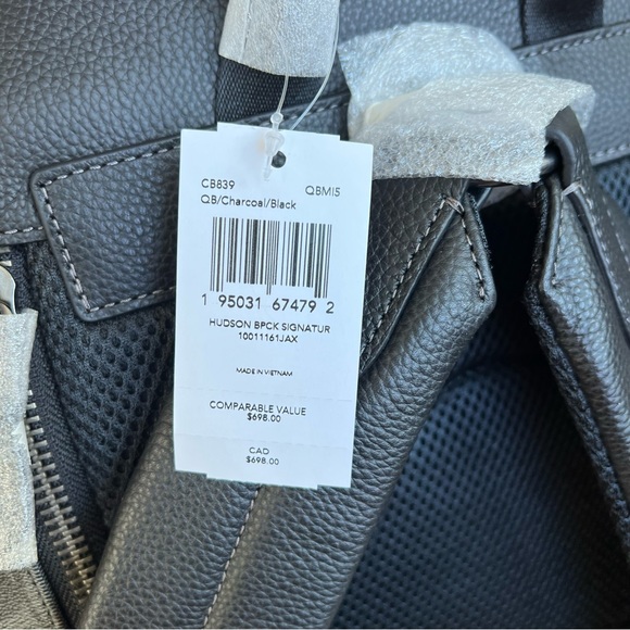 Coach Hudson Backpack In Signature Canvas - Picture 9 of 9